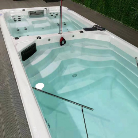 Плавательный СПА бассейн с противотоком Bigeer Гранде 690x240x158см